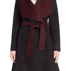 NWT Diane von Furstenberg Jenna Wrap Coat